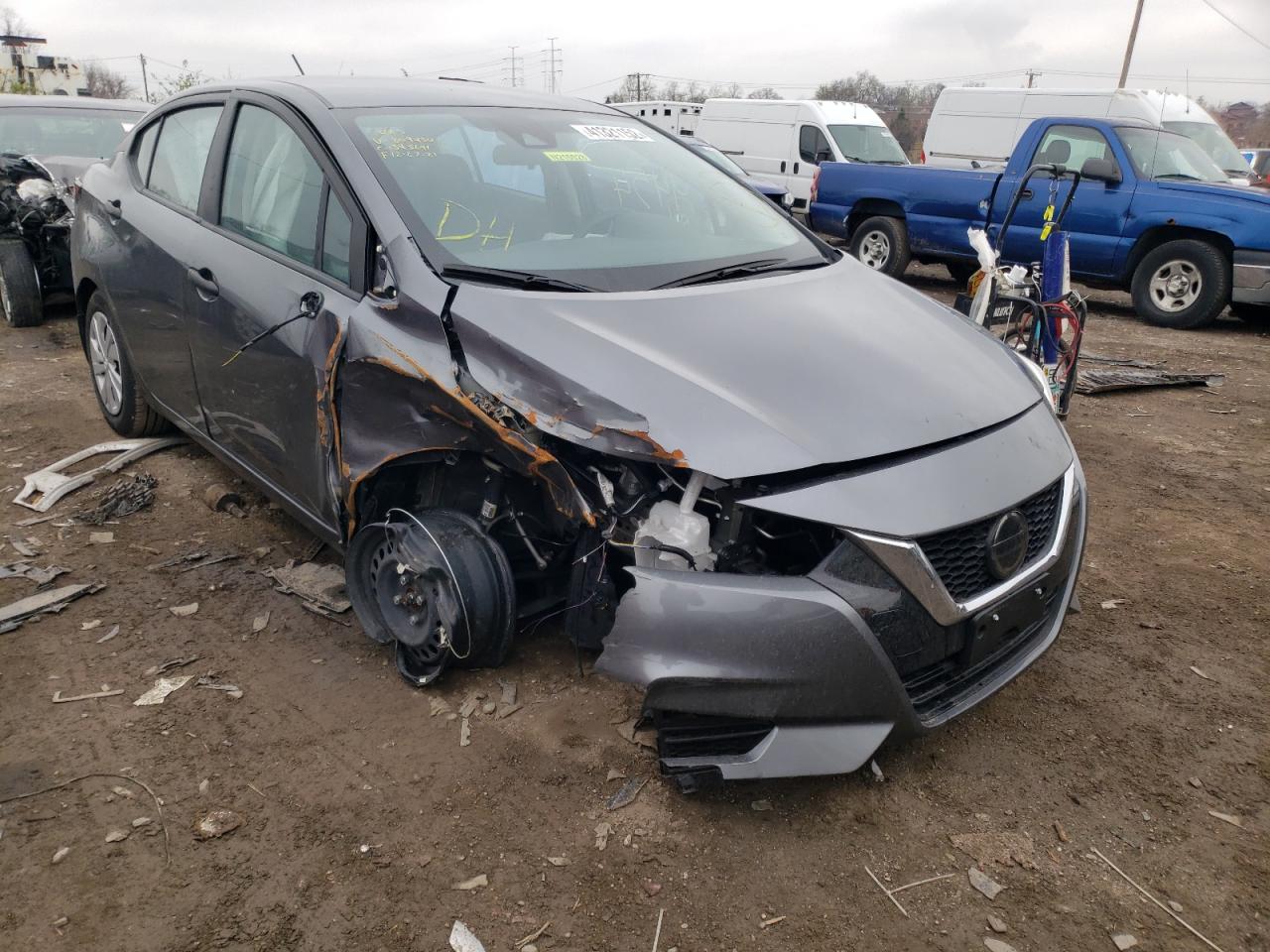 Photo 1 from auction – 2021 NISSAN VERSA S with VIN 3N1CN8DV5ML809430
