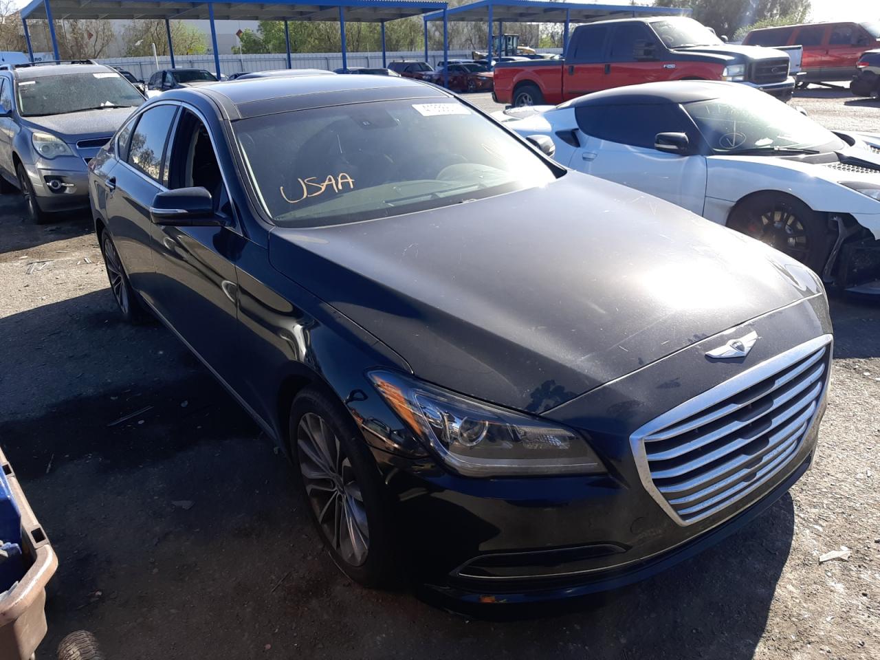 HYUNDAI GENESIS 3. 2018 with VIN KMHGN4JE2FU050753 - Photo from auction