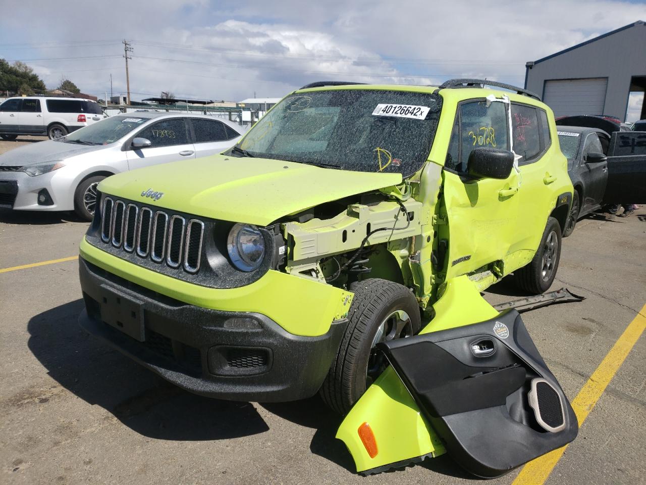 Photo 2 from auction – 2017 JEEP RENEGADE S with VIN ZACCJBAB6HPF79734