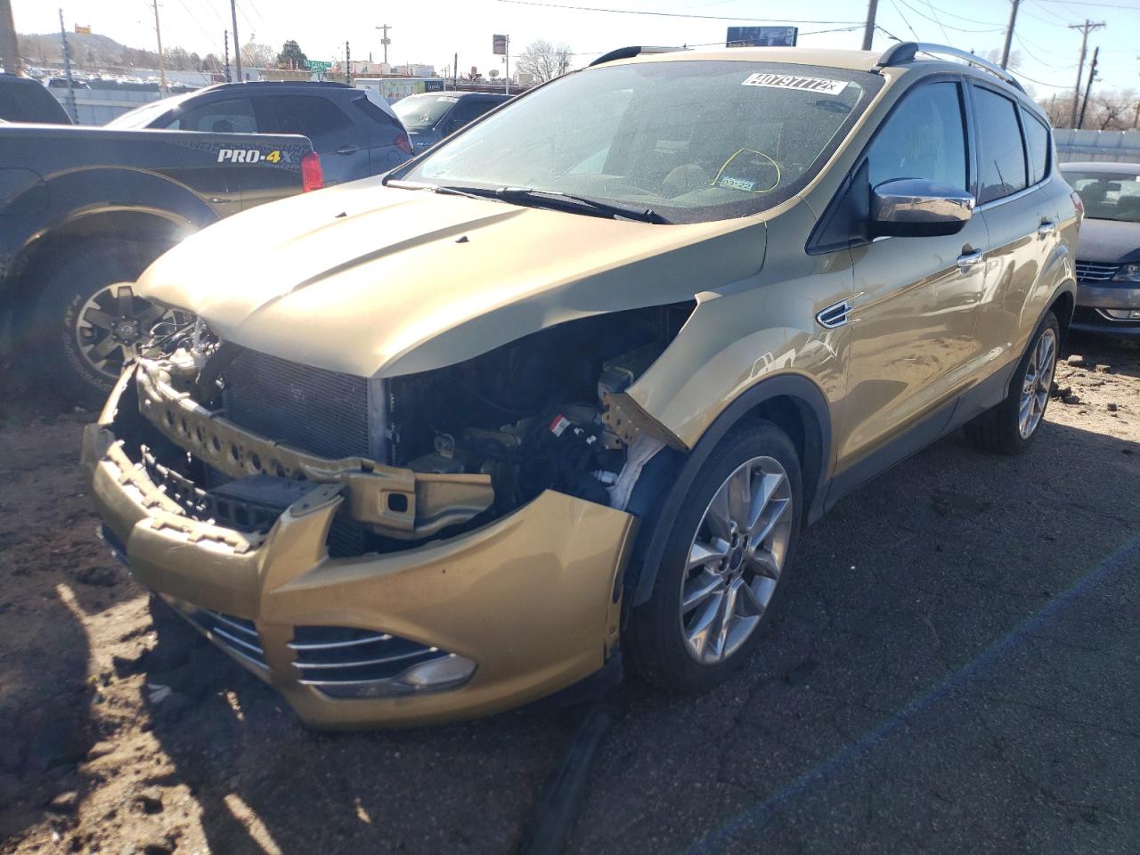 Photo 2 from auction – 2014 FORD ESCAPE SE with VIN 1FMCU0GX9EUC92201