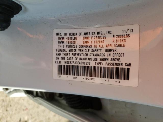 Photo 10 from auction – 2014 HONDA ACCORD LX with VIN 1HGCR2F33EA090232