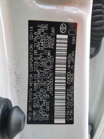 Photo 10 from auction – 2014 TOYOTA PRIUS with VIN JTDKN3DU7E1797227