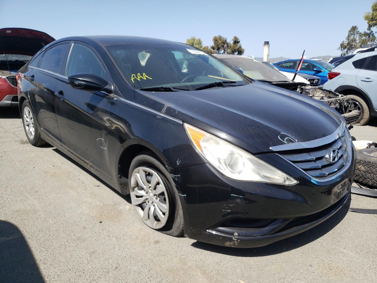 HYUNDAI SONATA GLS 2011 with VIN 5NPEB4ACXBH013800 - Photo from auction