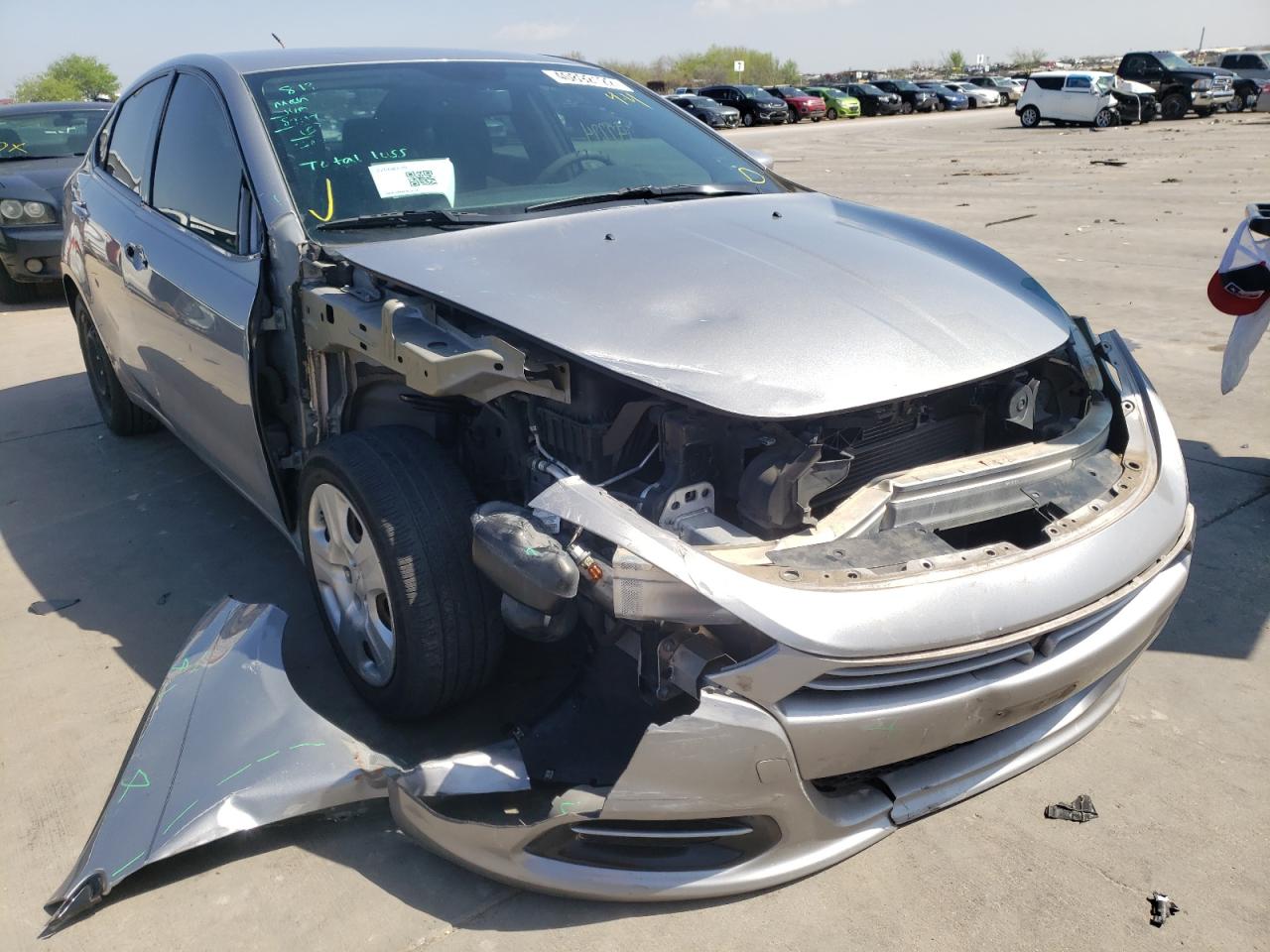 DODGE DART SE 2014 with VIN 1C3CDFAA6ED803850 - Photo from auction