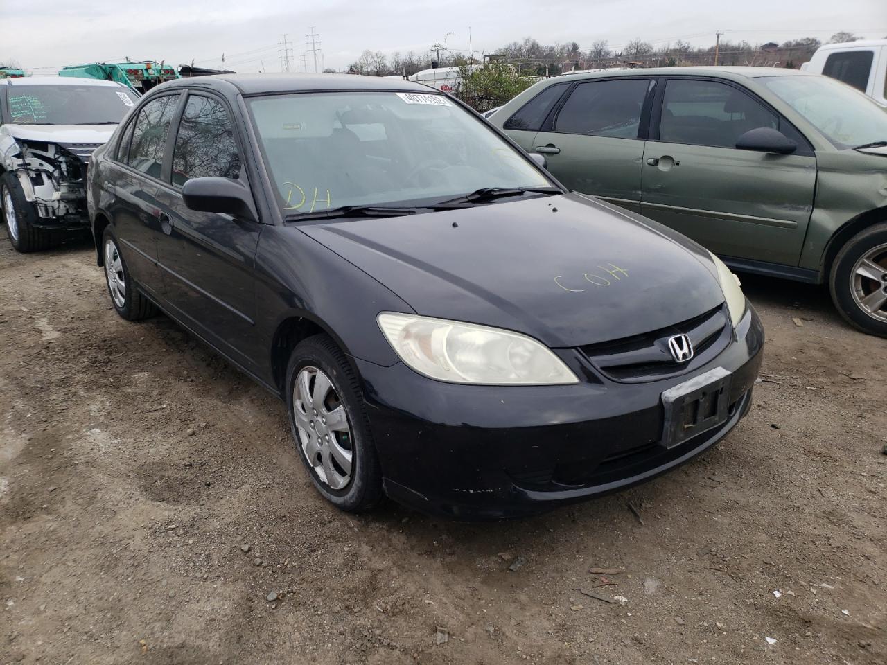 Photo 1 from auction – 2004 HONDA CIVIC LX with VIN 2HGES16554H529780