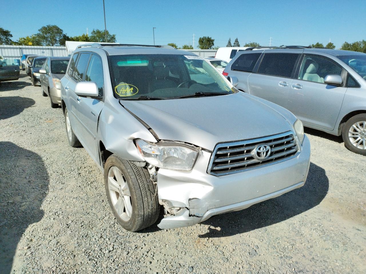 TOYOTA HIGHLANDER 2008 with VIN JTEDS42A382049925 - Photo from auction