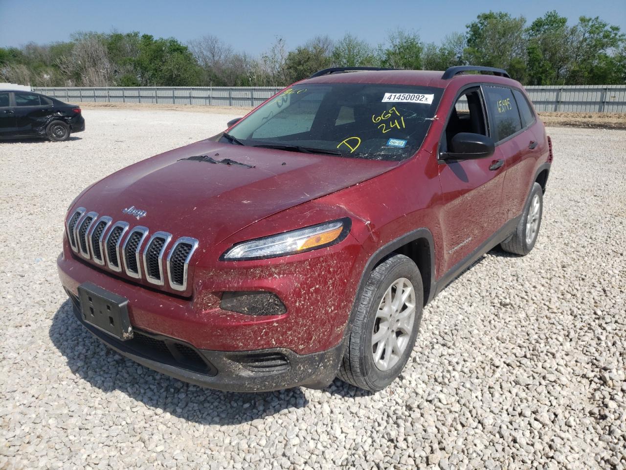 Photo 2 from auction – 2017 JEEP CHEROKEE S with VIN 1C4PJLAB3HW669241