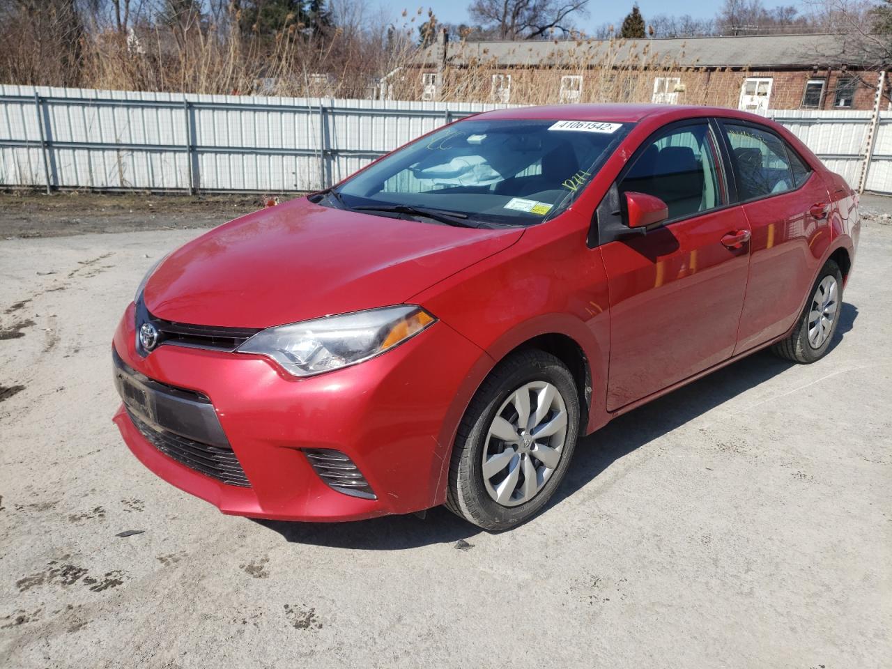 Photo 2 from auction – 2016 TOYOTA COROLLA L with VIN 2T1BURHE0GC496435