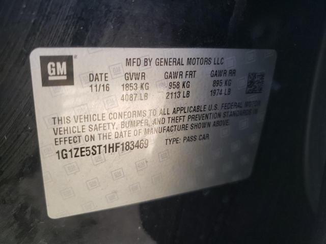 Photo 10 from auction – 2017 CHEVROLET MALIBU LT with VIN 1G1ZE5ST1HF183469