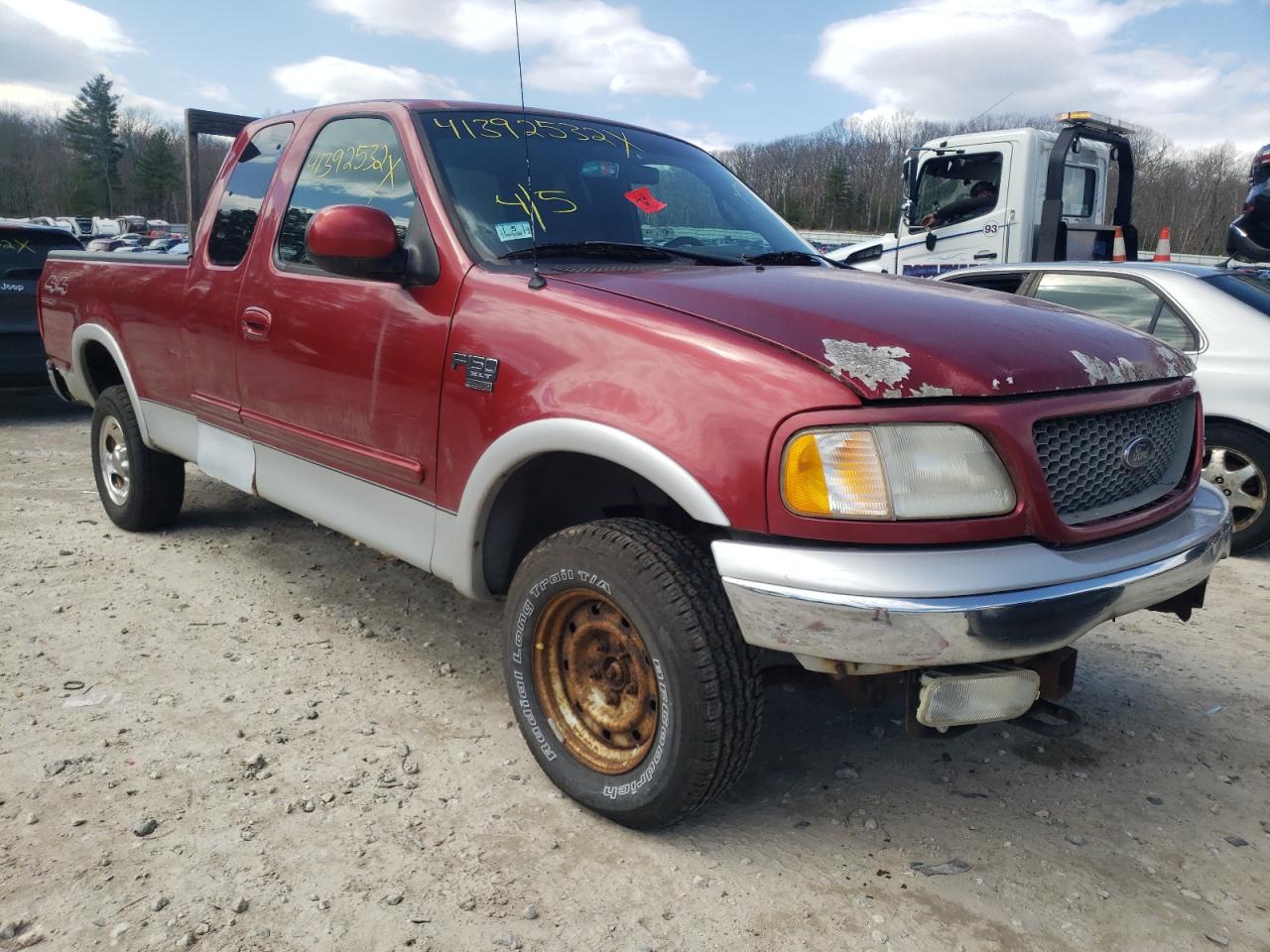 FORD F150 2000 with VIN 2FTRX18L1YCA54449 - Photo from auction