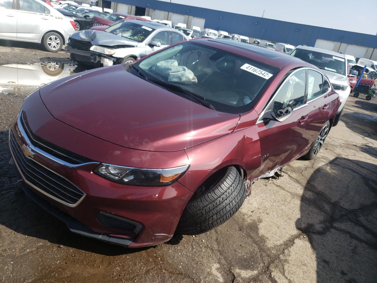 Photo 2 from auction – 2016 CHEVROLET MALIBU LT with VIN 1G1ZE5ST2GF248389