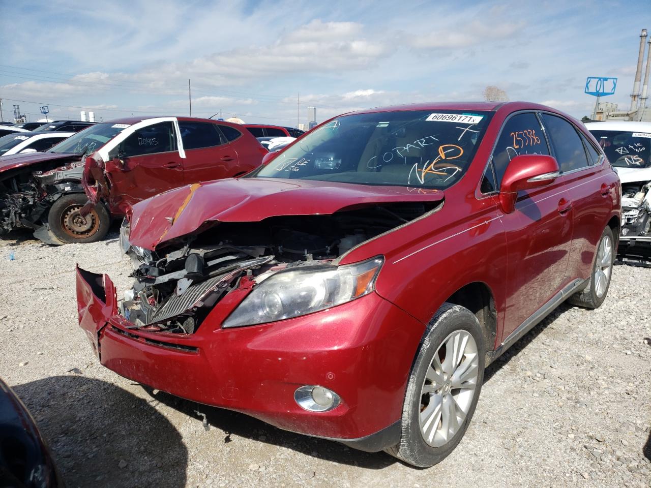 Photo 2 from auction – 2010 LEXUS RX 450 with VIN JTJZB1BAXA2003245
