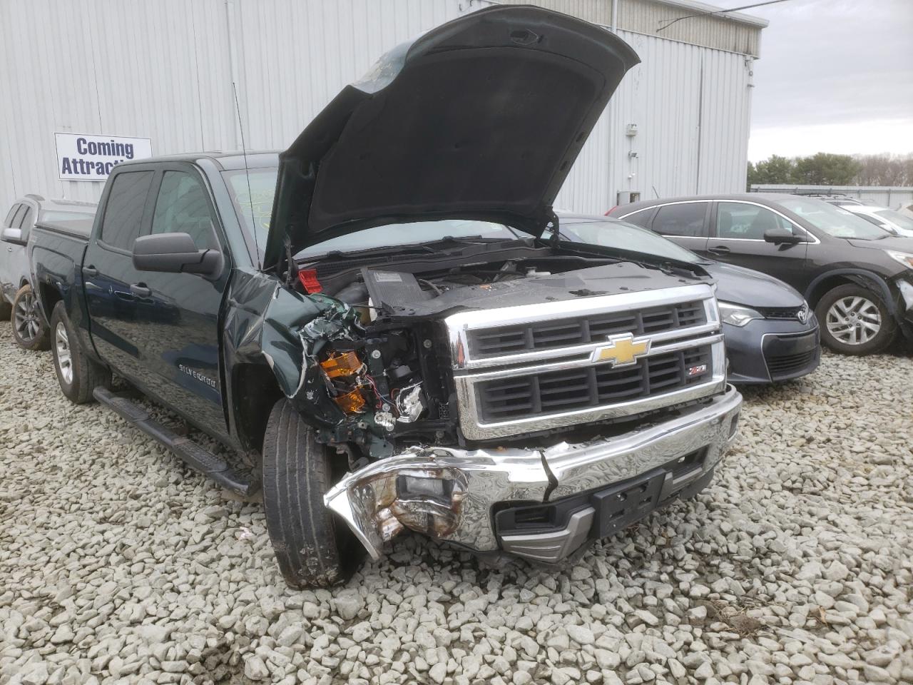 CHEVROLET SILVERADO 2014 with VIN 3GCUKREH8EG488874 - Photo from auction