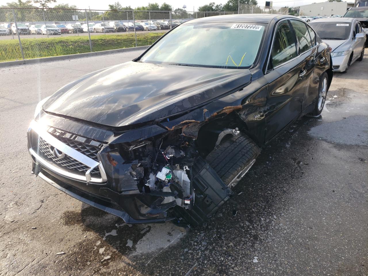 Photo 2 from auction – 2018 INFINITI Q50 LUXE with VIN JN1EV7AP8JM355409