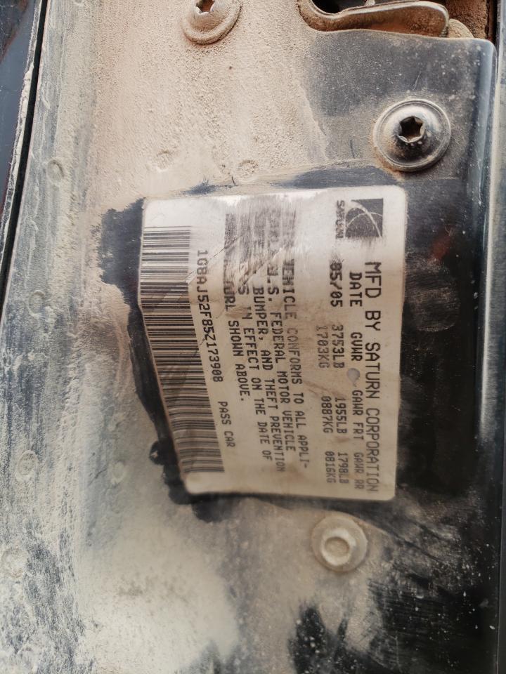 Photo 10 from auction – 2005 SATURN ION LEVEL with VIN 1G8AJ52F85Z173908