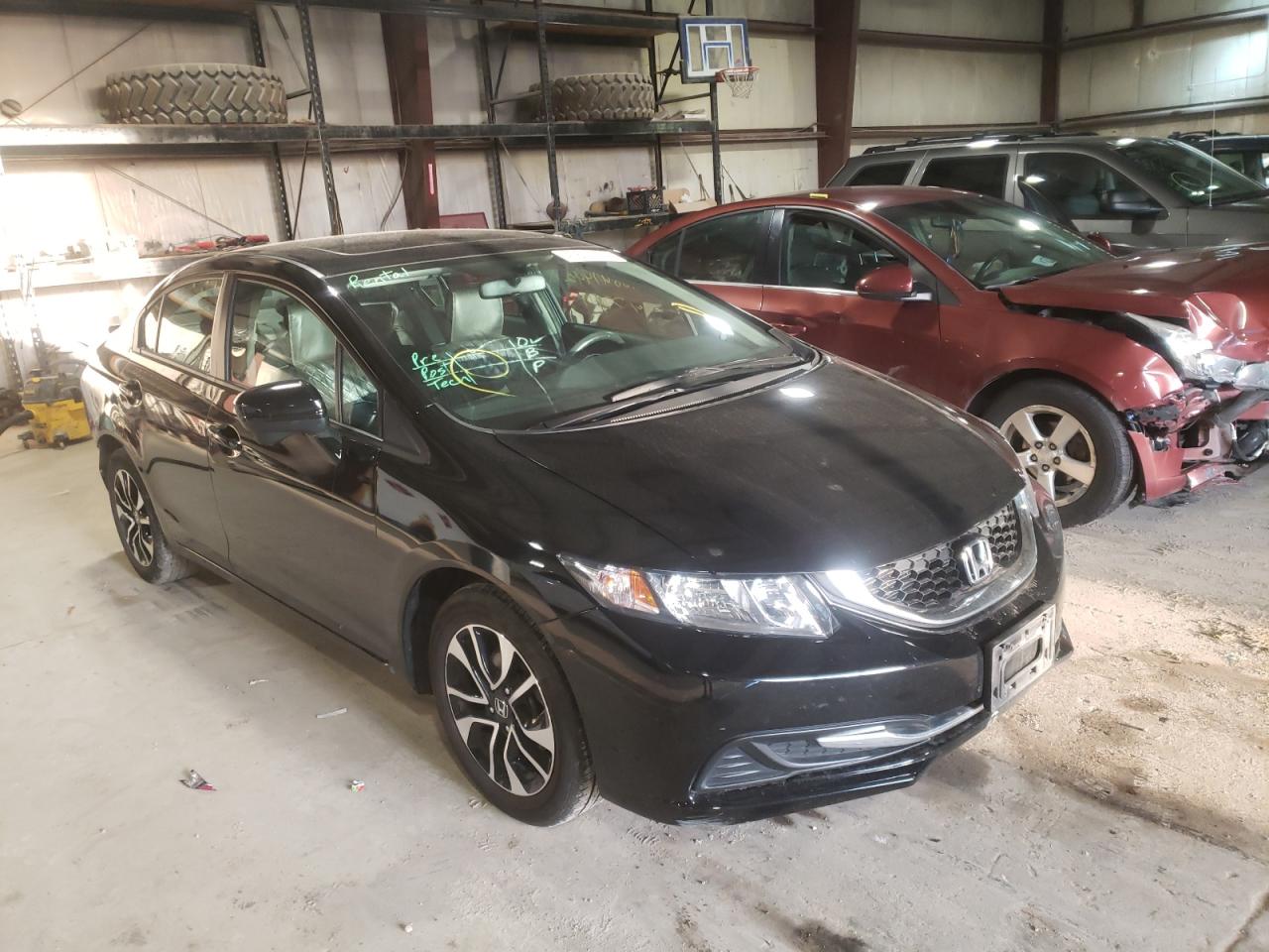 HONDA CIVIC EX 2015 with VIN 19XFB2F83FE098132 - Photo from auction
