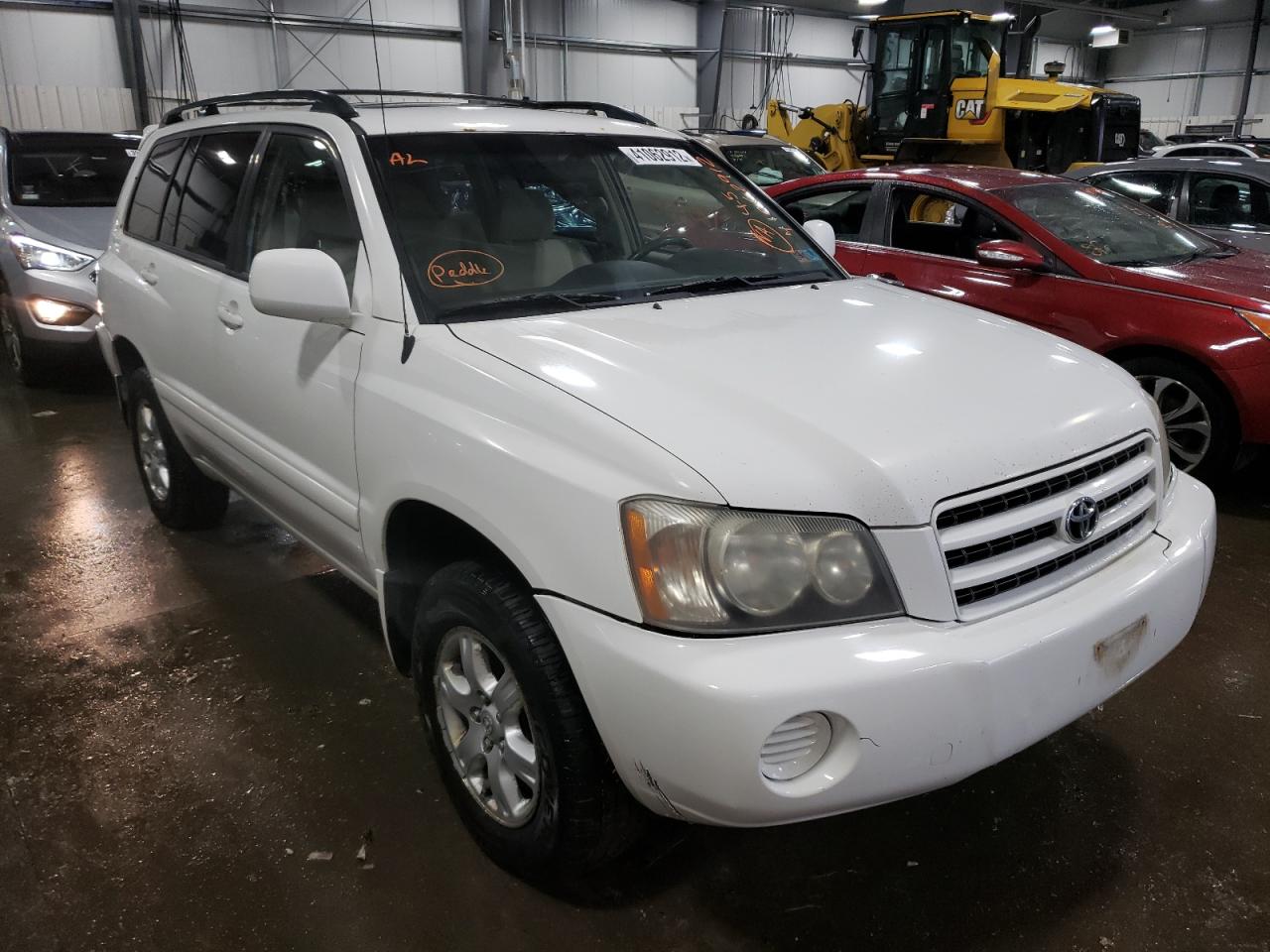 TOYOTA HIGHLANDER 2002 with VIN JTEHF21A120055348 - Photo from auction