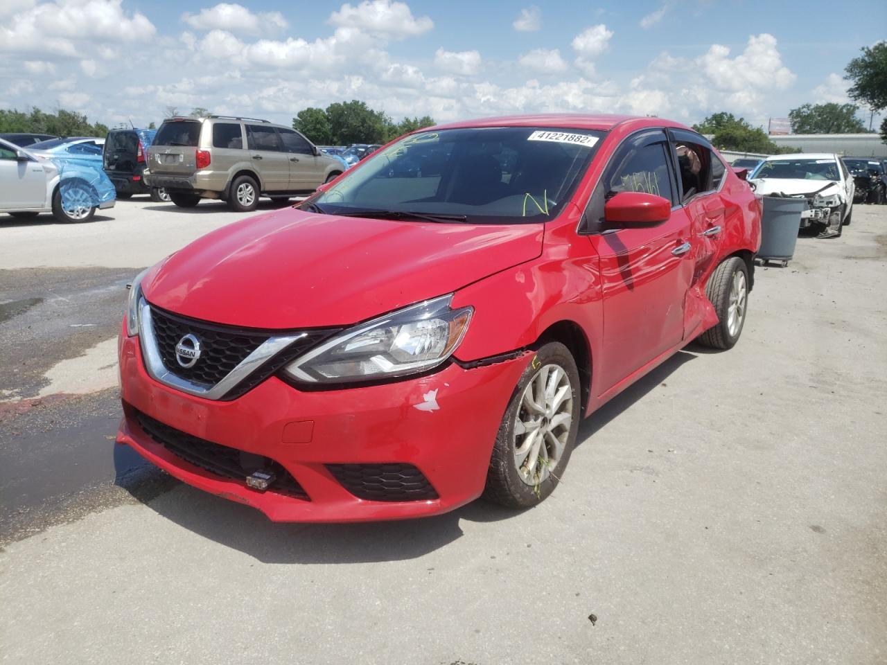 Photo 2 from auction – 2018 NISSAN SENTRA S with VIN 3N1AB7AP4JL655899