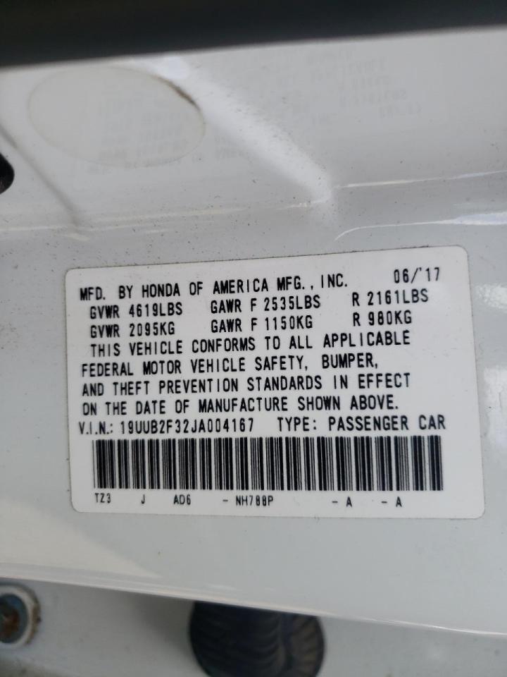 Photo 10 from auction – 2018 ACURA TLX with VIN 19UUB2F32JA004167