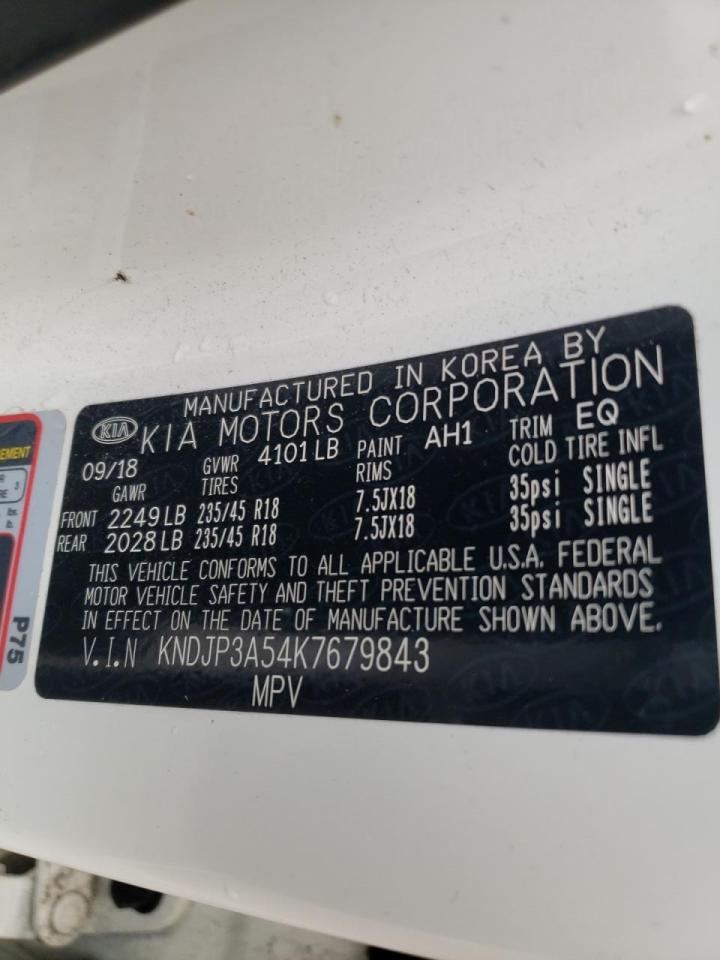 Photo 10 from auction – 2019 KIA SOUL + with VIN KNDJP3A54K7679843