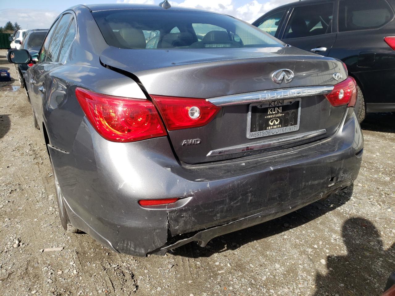 Photo 9 from auction – 2015 INFINITI Q50 BASE with VIN JN1BV7AR2FM405815