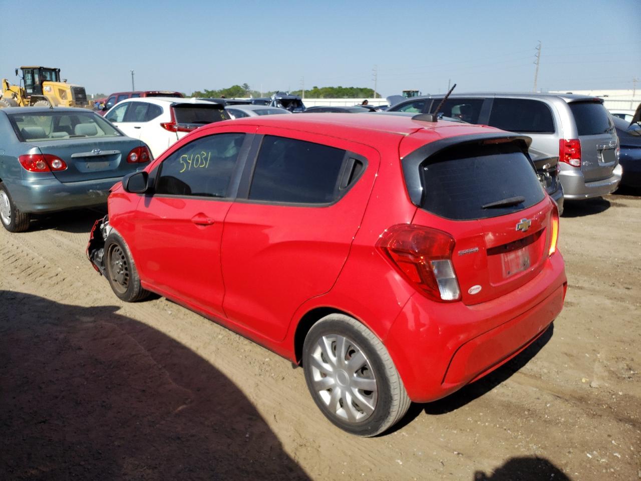 Photo 3 from auction – 2017 CHEVROLET SPARK LS with VIN KL8CB6SA5HC725662