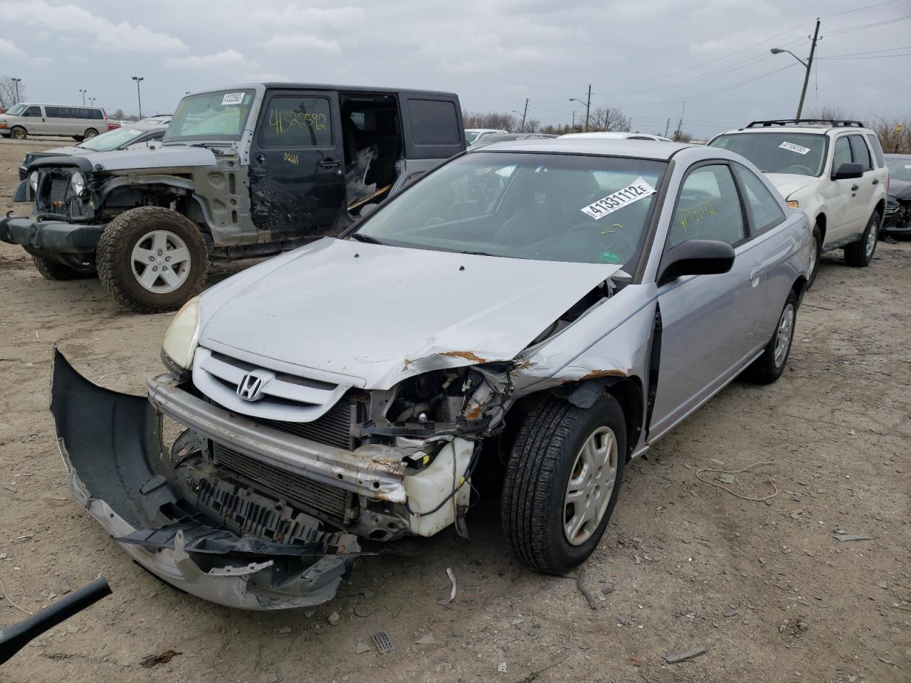 Photo 2 from auction – 2002 HONDA CIVIC LX with VIN 1HGEM22592L059825