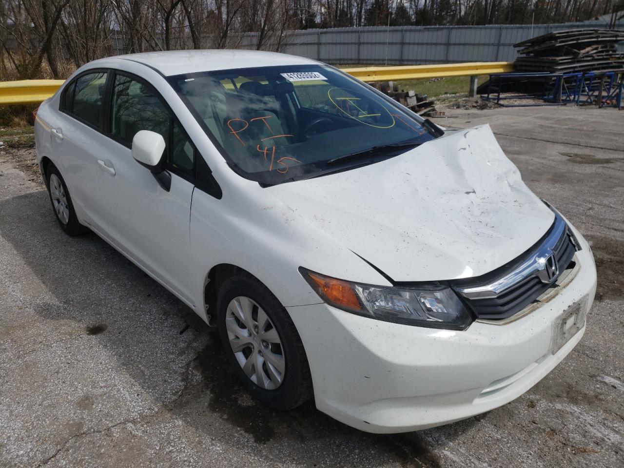 HONDA CIVIC LX 2012 with VIN 19XFB2F56CE369749 - Photo from auction