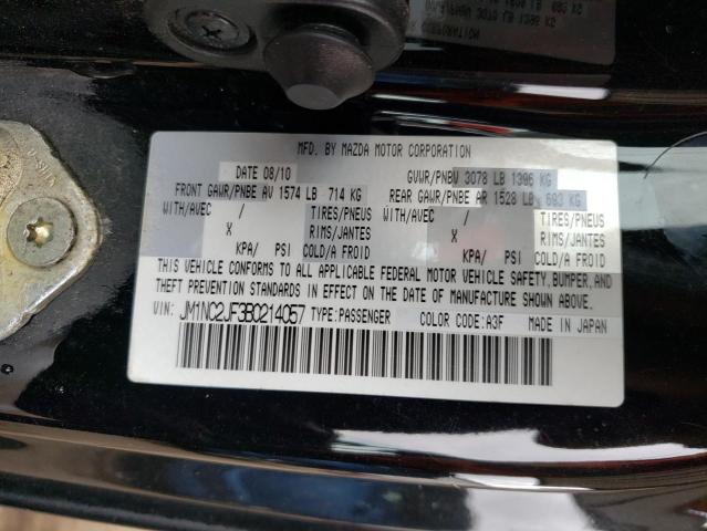 Фото 10 с аукциона – 2011 MAZDA MX-5 MIATA с VIN JM1NC2JF3B0214057