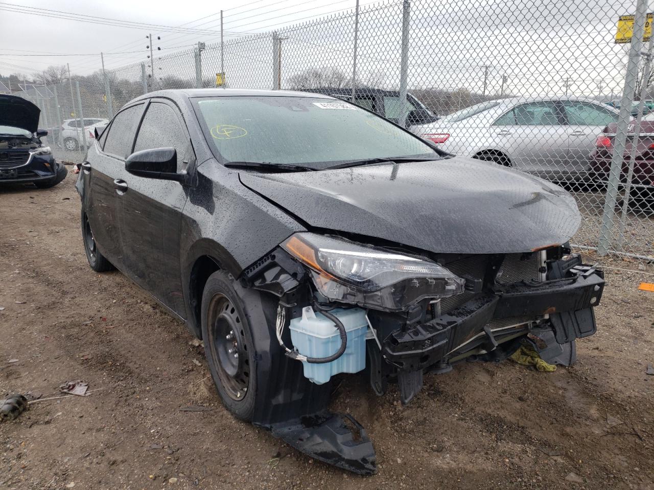 TOYOTA COROLLA L 2018 with VIN 2T1BURHE0JC083356 - Photo from auction