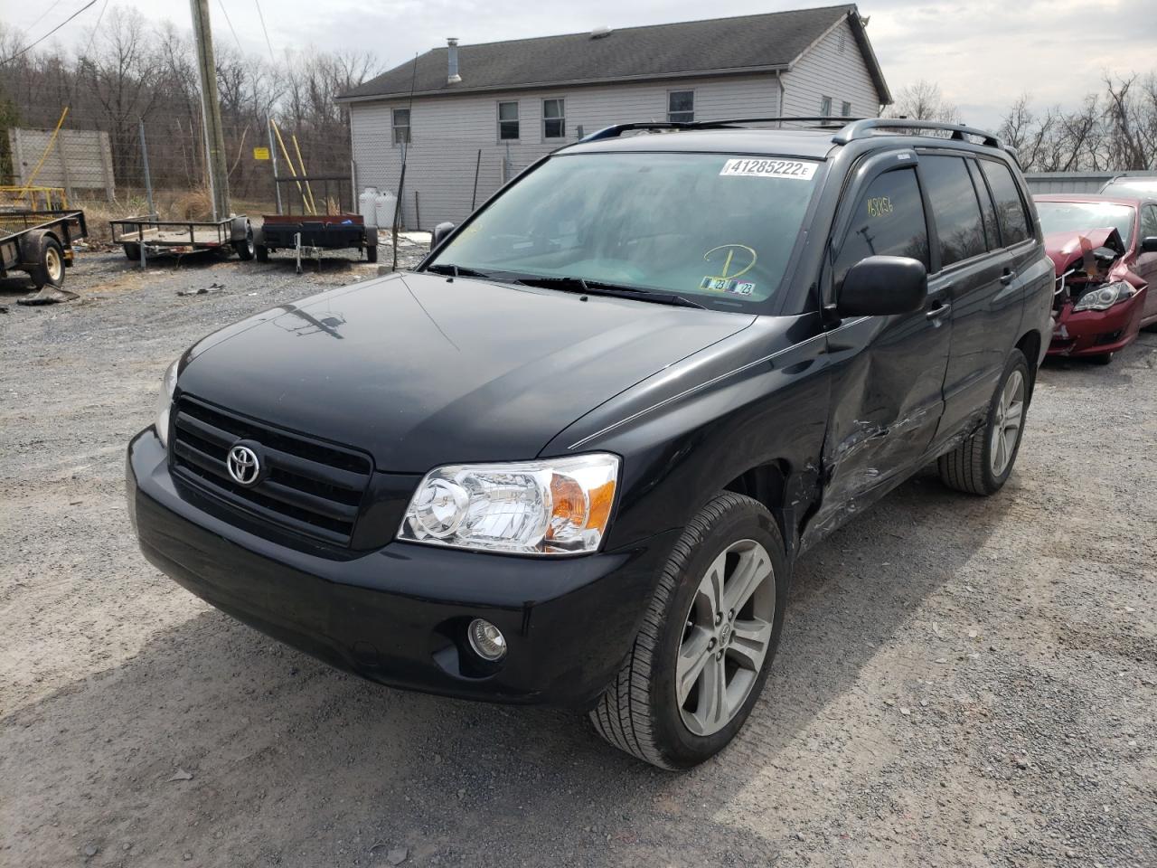 Photo 2 from auction – 2007 TOYOTA HIGHLANDER with VIN JTEHP21A970224570
