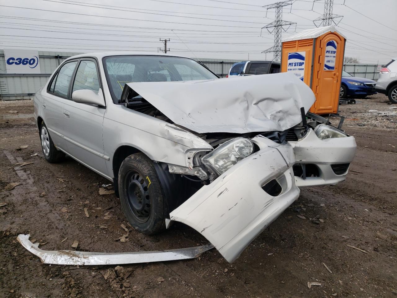 TOYOTA COROLLA CE 2001 with VIN 1NXBR12E21Z551369 - Photo from auction