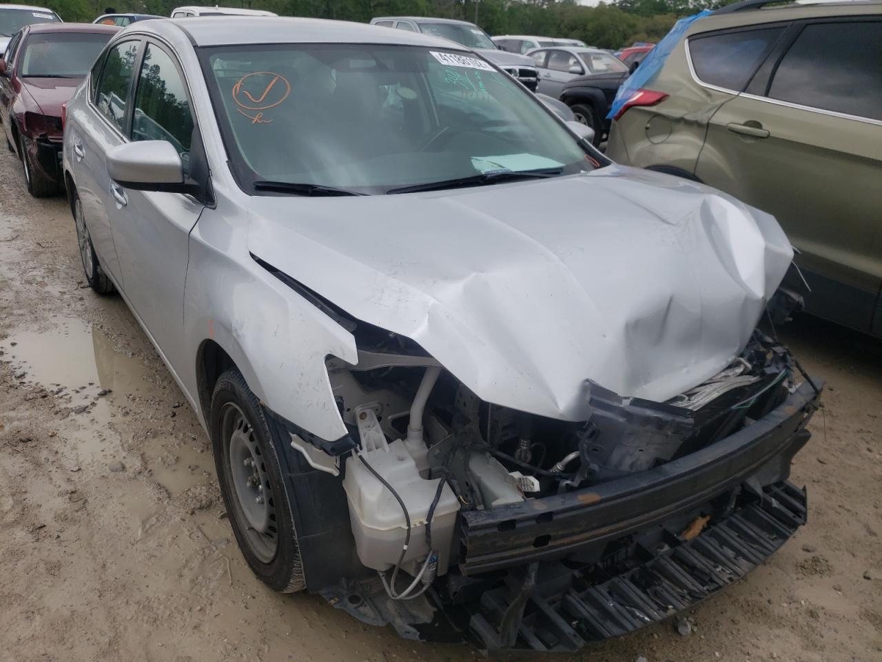 NISSAN SENTRA S 2016 with VIN 3N1AB7AP6GY255337 - Photo from auction