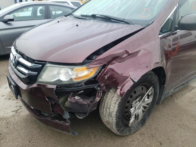 Photo 9 from auction – 2014 HONDA ODYSSEY LX with VIN 5FNRL5H28EB074468
