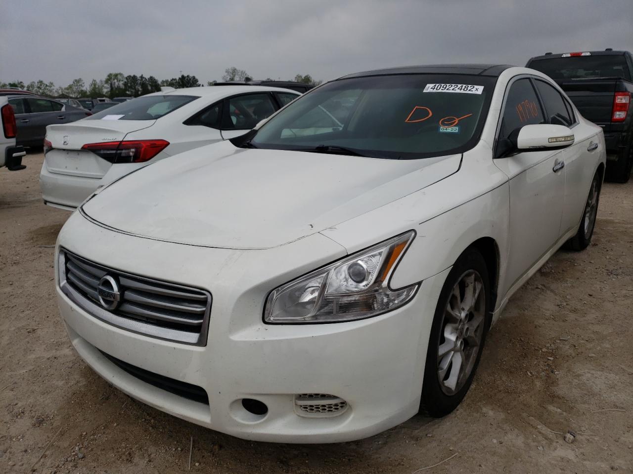 Photo 2 from auction – 2012 NISSAN MAXIMA S with VIN 1N4AA5AP2CC832720