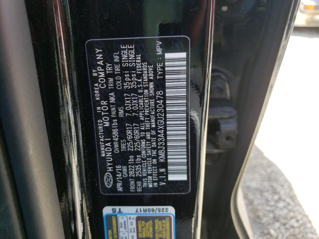 Photo 10 from auction – 2016 HYUNDAI TUCSON LIM with VIN KM8J33A4XGU230478