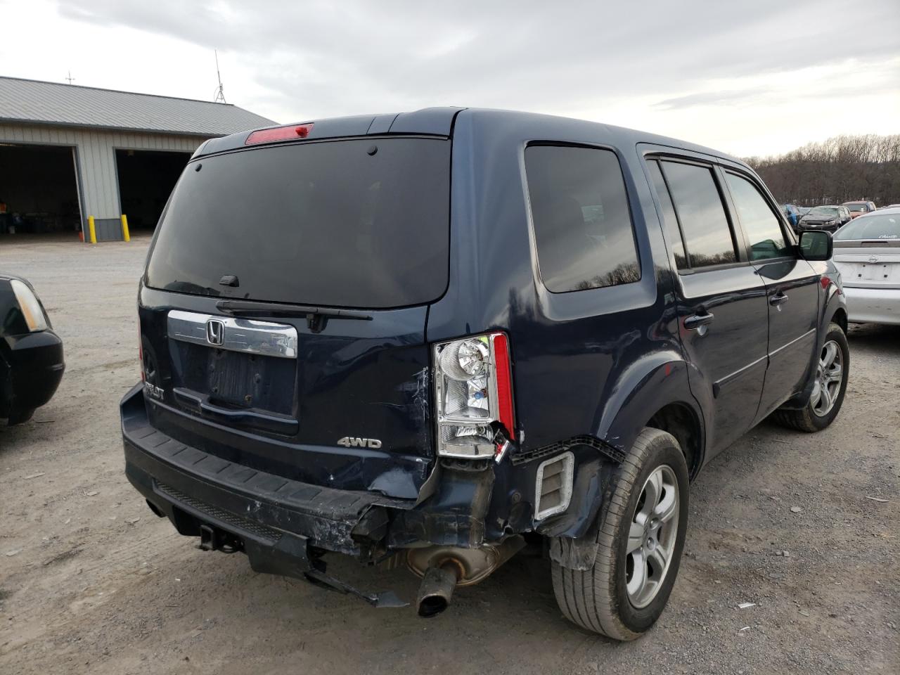 Photo 4 from auction – 2012 HONDA PILOT EXL with VIN 5FNYF4H52CB042605