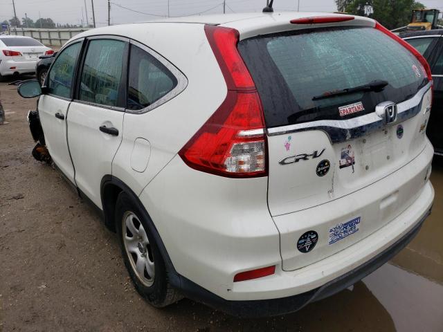 Photo 3 from auction – 2015 HONDA CR-V LX with VIN 5J6RM4H35FL016374
