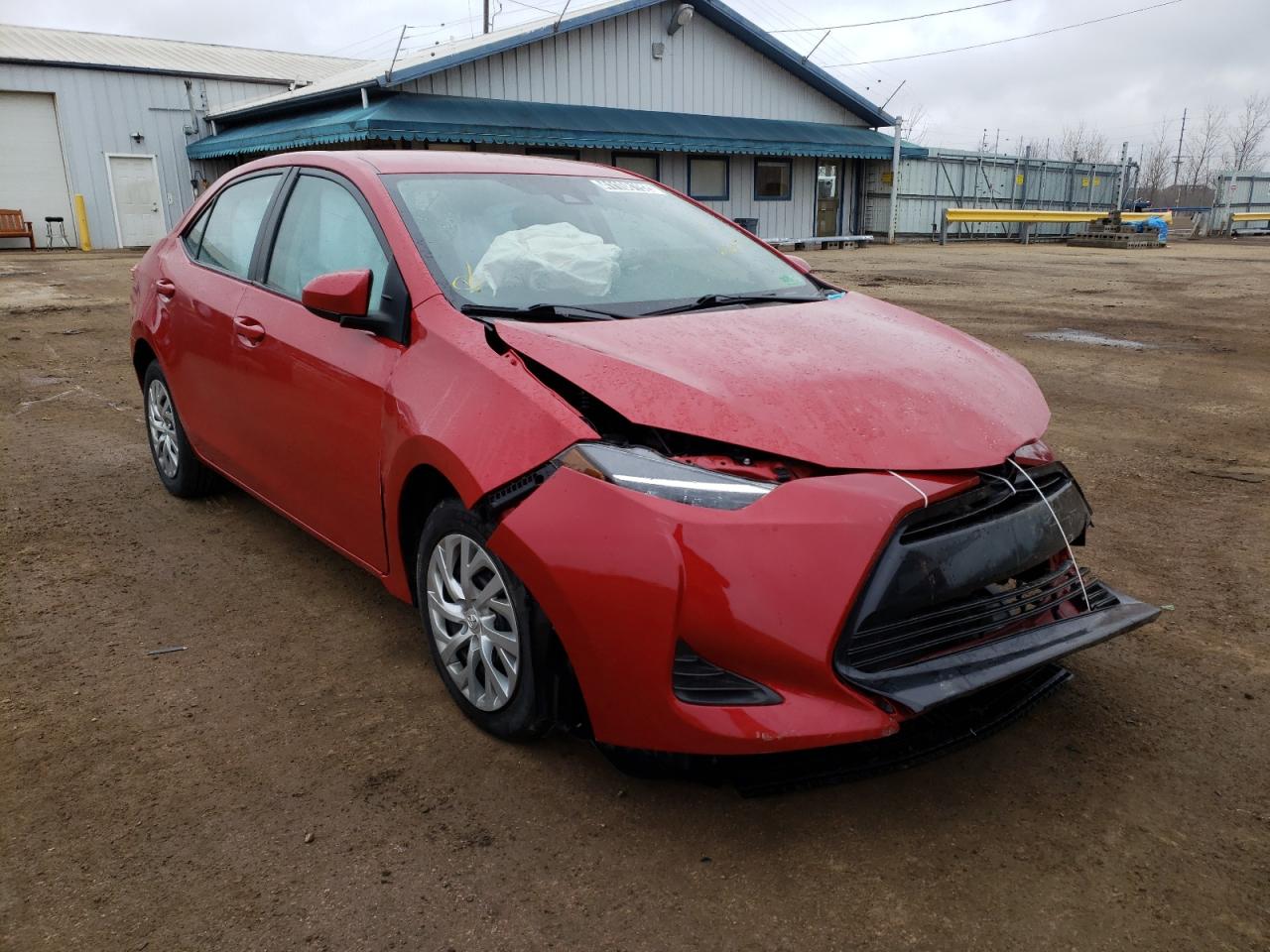 TOYOTA COROLLA L 2019 with VIN 2T1BURHE7KC235957 - Photo from auction