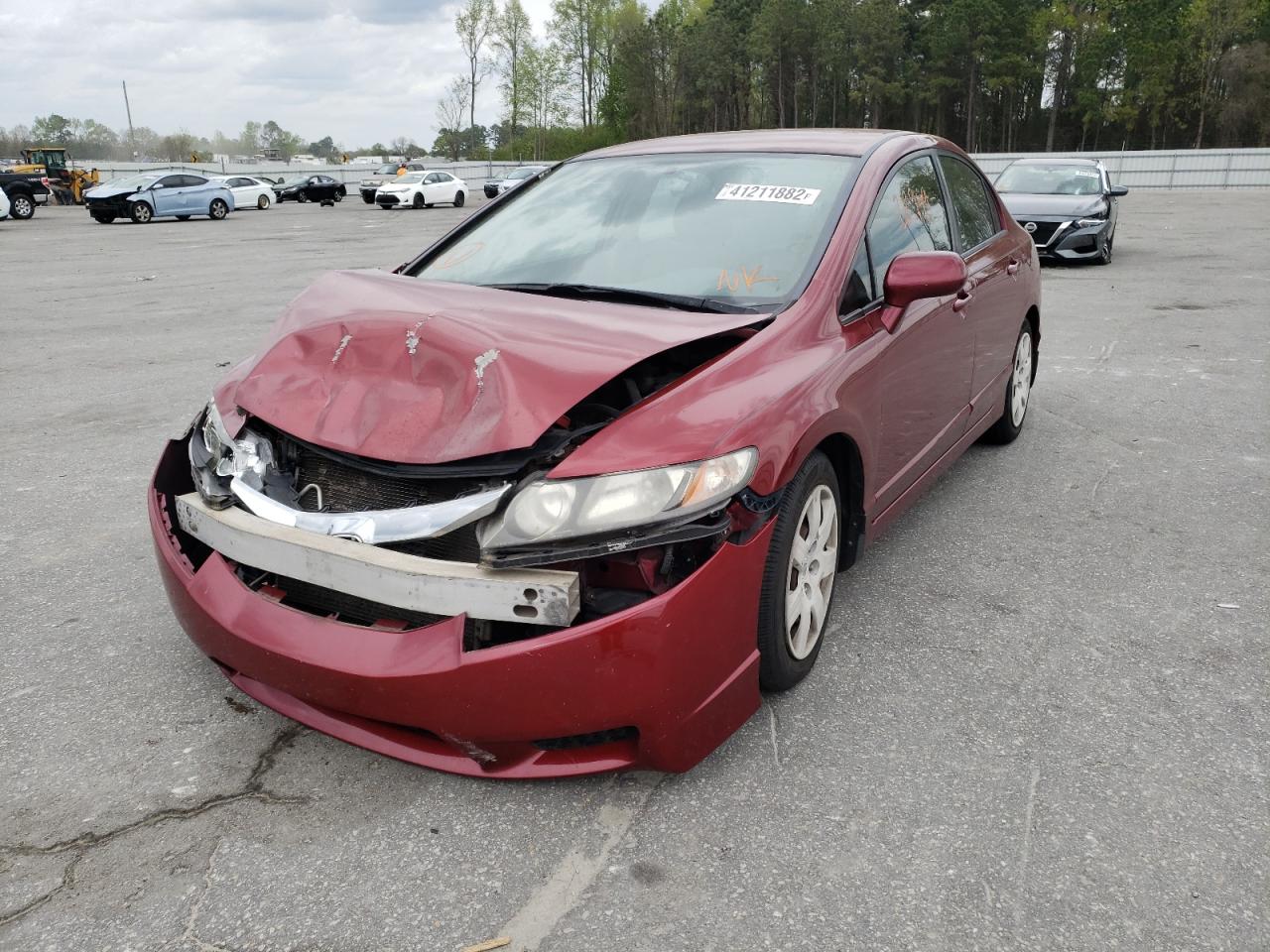 Photo 2 from auction – 2011 HONDA CIVIC LX with VIN 2HGFA1F56BH526861