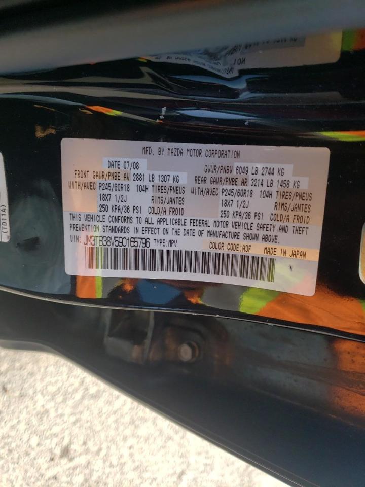 Photo 10 from auction – 2009 MAZDA CX-9 with VIN JM3TB38V590165796
