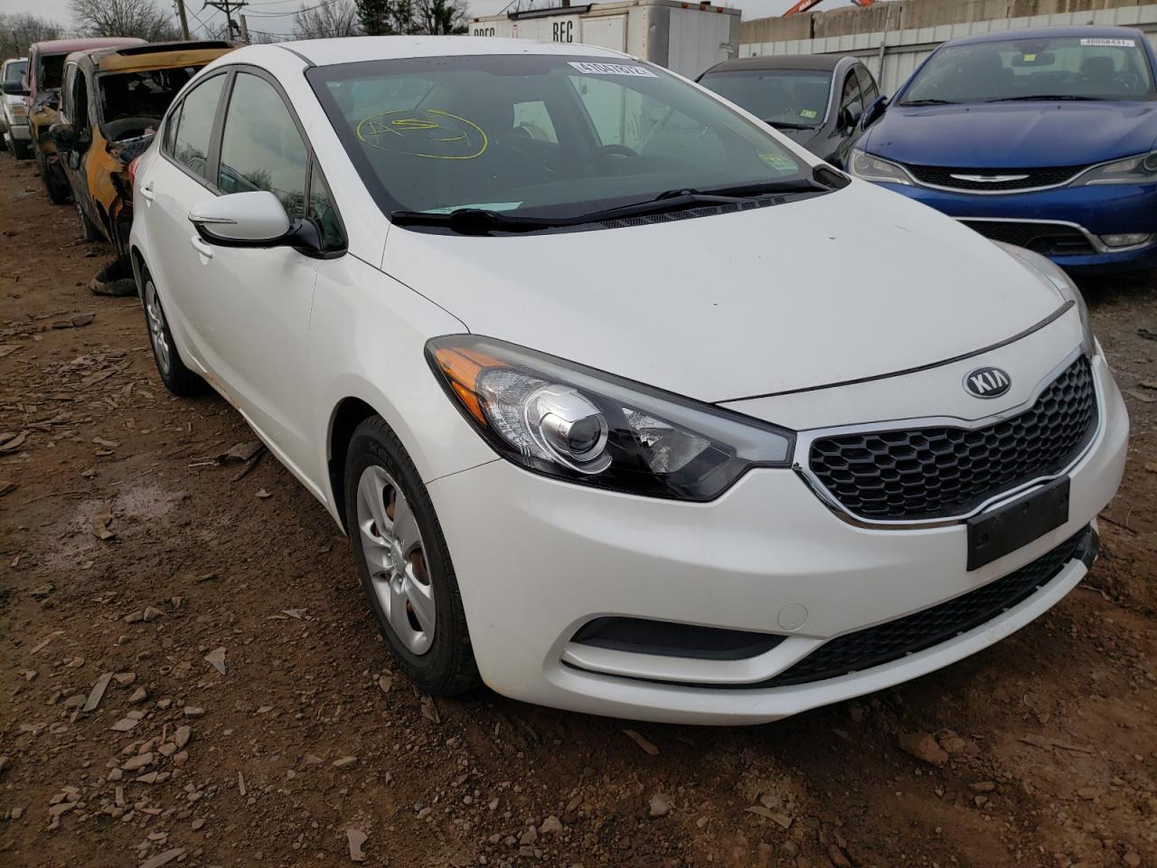 KIA FORTE LX 2016 with VIN KNAFX4A61G5498557 - Photo from auction