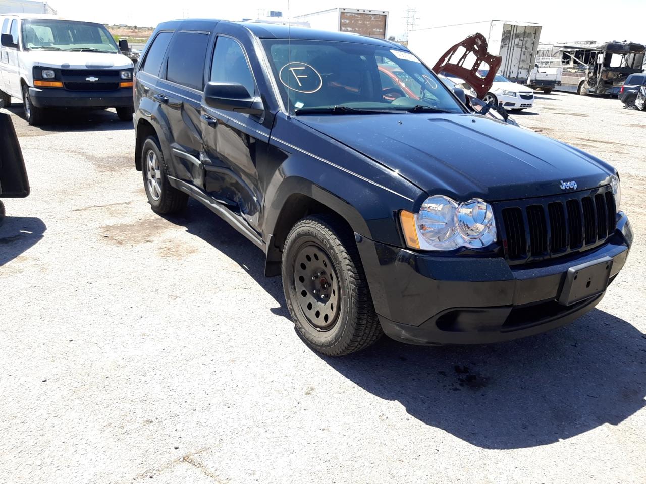 JEEP GRAND CHER 2008 with VIN 1J8GS48K78C154634 - Photo from auction