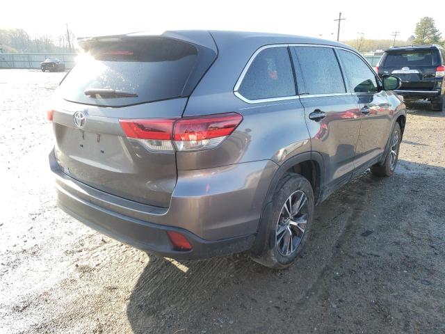 Photo 4 from auction – 2019 TOYOTA HIGHLANDER with VIN 5TDZZRFH8KS298327