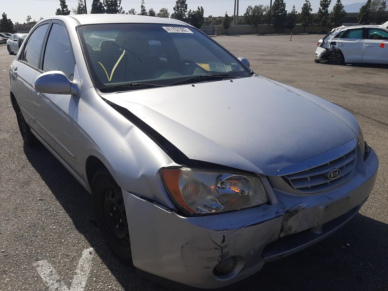 KIA SPECTRA LX 2004 with VIN KNAFE122545032058 - Photo from auction