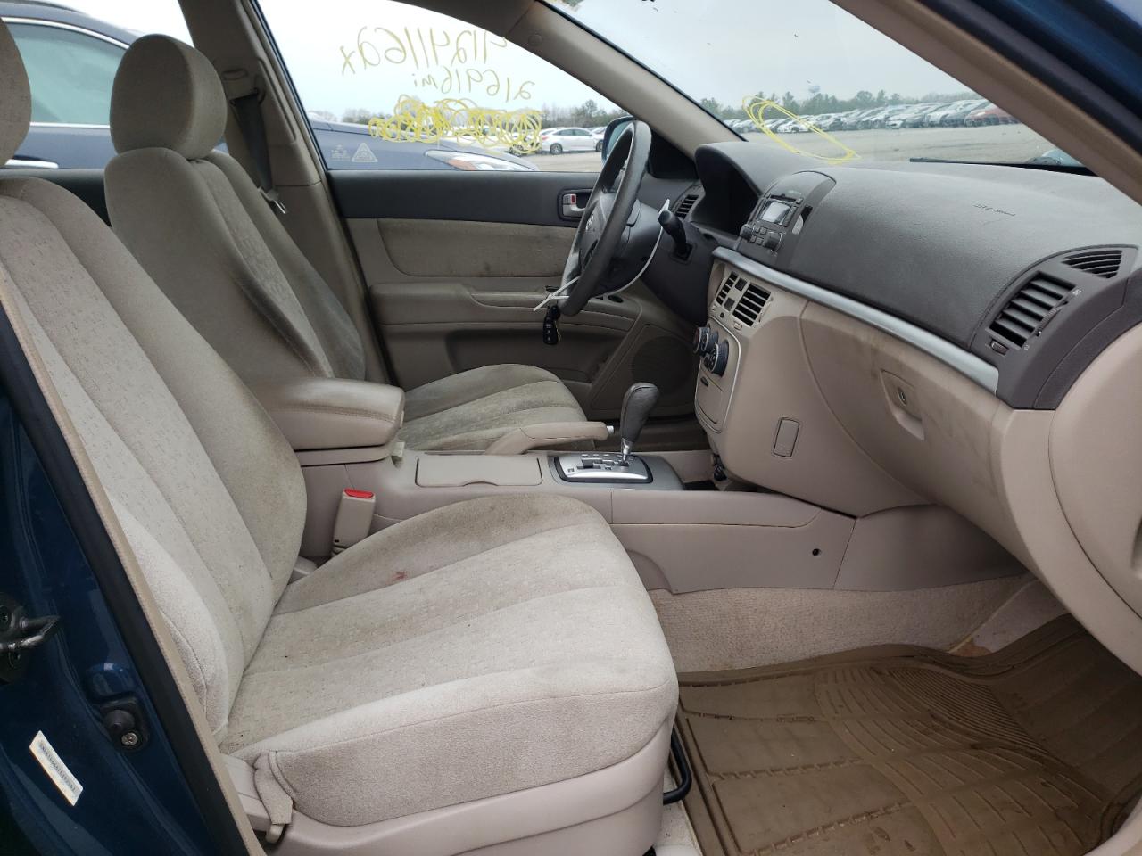 Photo 5 from auction – 2007 HYUNDAI SONATA GLS with VIN 5NPET46C67H292062