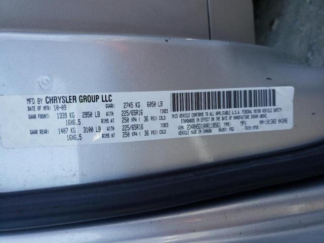 Photo 10 from auction – 2010 DODGE GRAND CARA with VIN 2D4RN5D1XAR118561