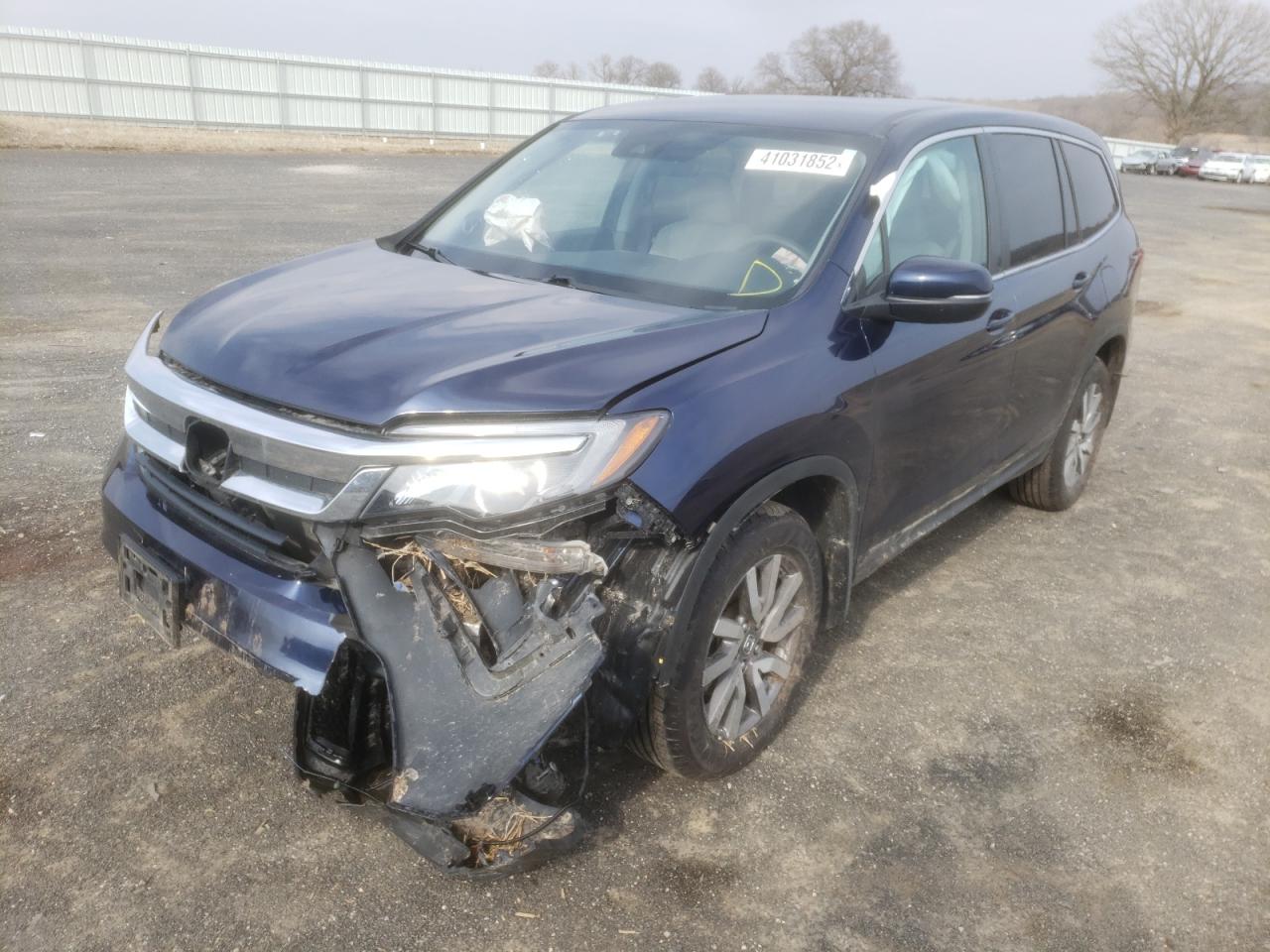 Photo 2 from auction – 2019 HONDA PILOT EX with VIN 5FNYF6H38KB088125