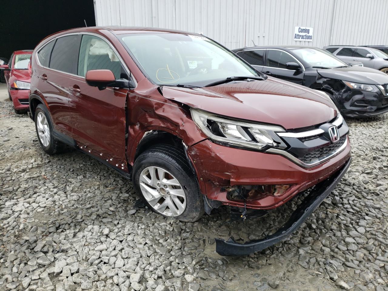HONDA CR-V EX 2016 with VIN 3CZRM3H52GG702012 - Photo from auction