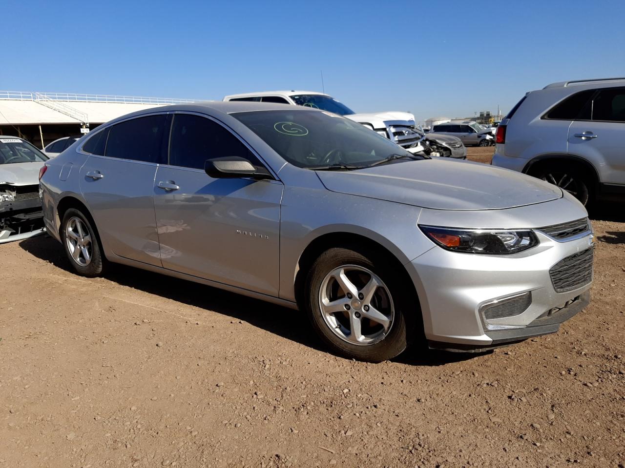 CHEVROLET MALIBU LS 2018 with VIN 1G1ZB5STXJF202647 - Photo from auction